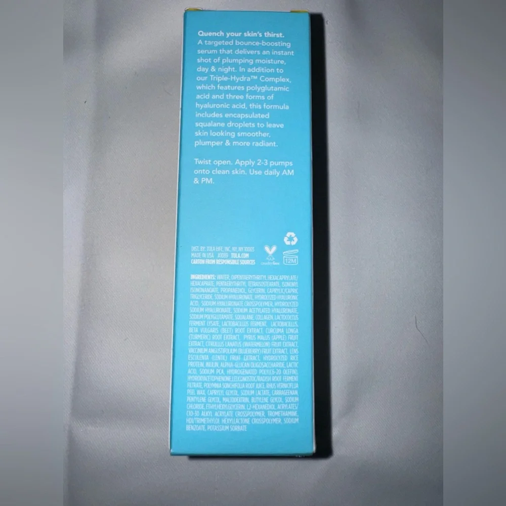 TULA SKINCARE
24-7 ultra hydration
Triple-Hydra Complex day & night serum, NEW - Picture 5 of 16